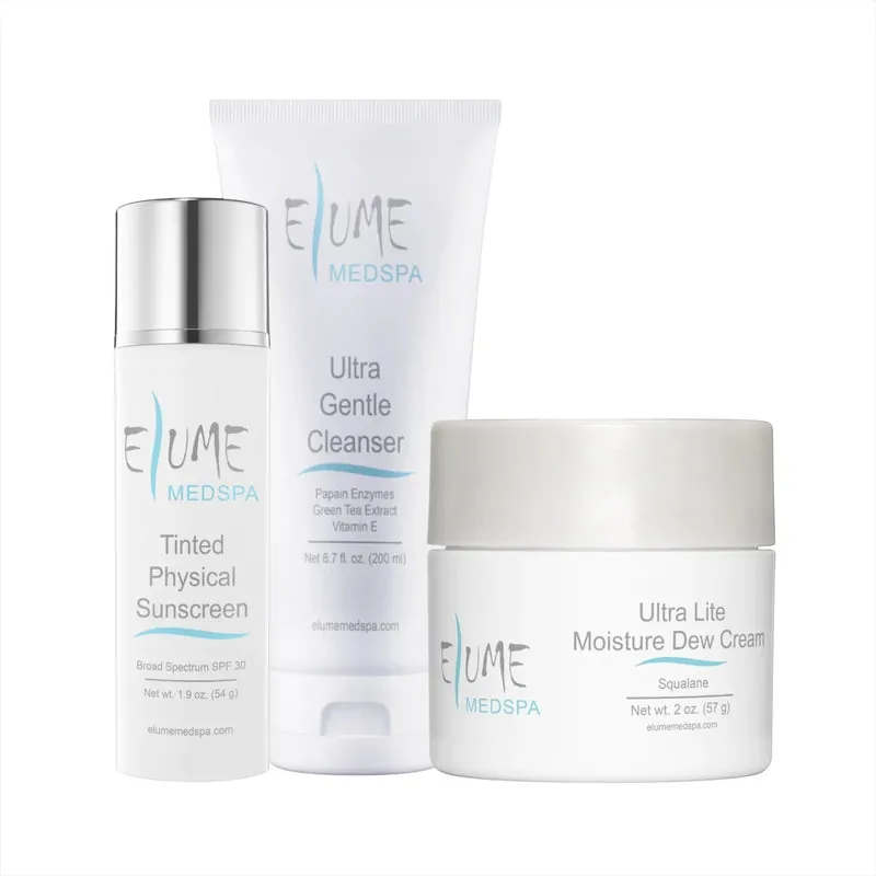 The Everyday Essentials Bundle, three-product skincare routine