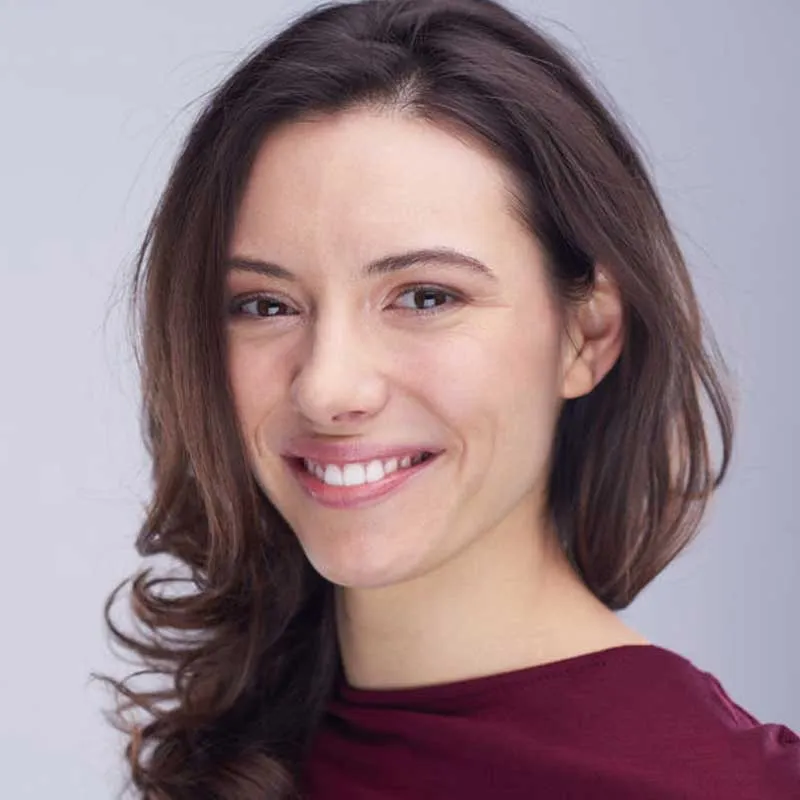 Woman Grinning