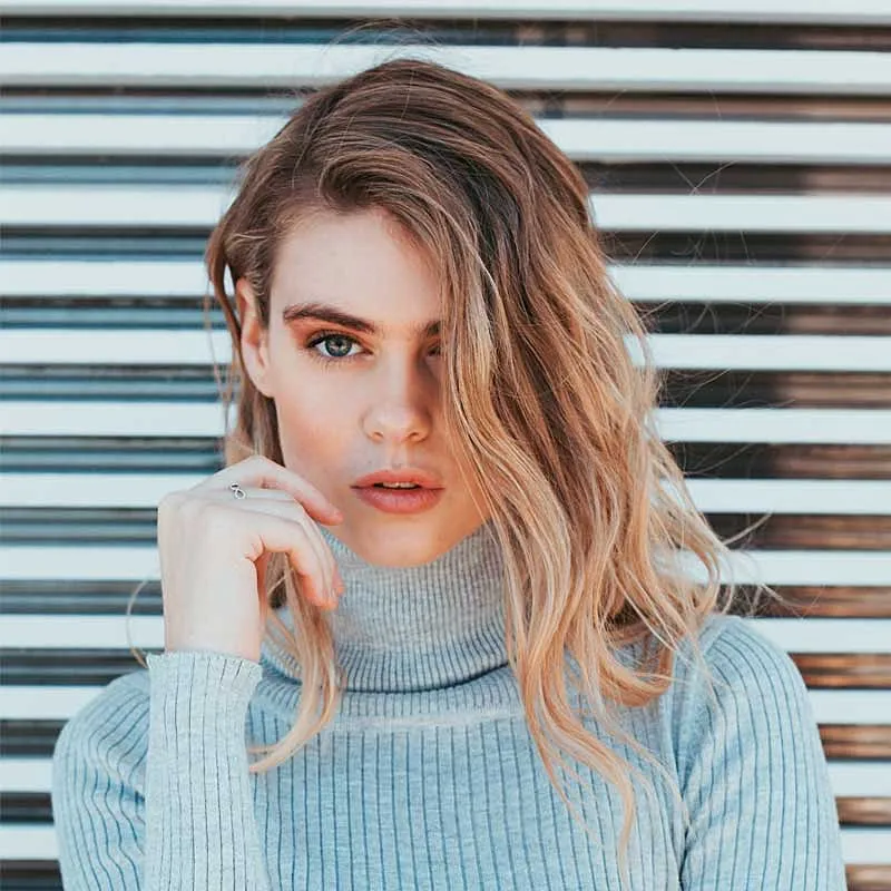 woman who received Juvederm treatment from Elume Med Spa