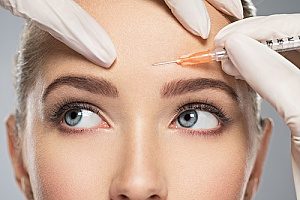 a woman receiving a Botox treatment in Fairfax, VA