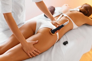 a woman getting venus legacy treatments for body contouring