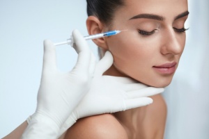woman receiving Belotero face filler
